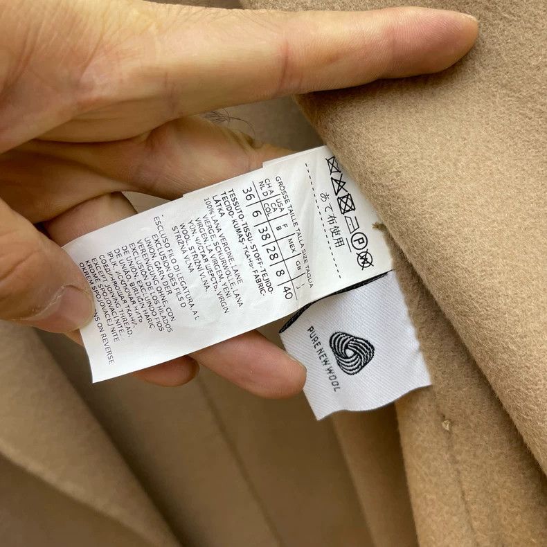 Max Mara Max Mara Solid lapel, H-shaped, double-sided wool tie Size M / US 6-8 / IT 42-44 - 4 Thumbnail