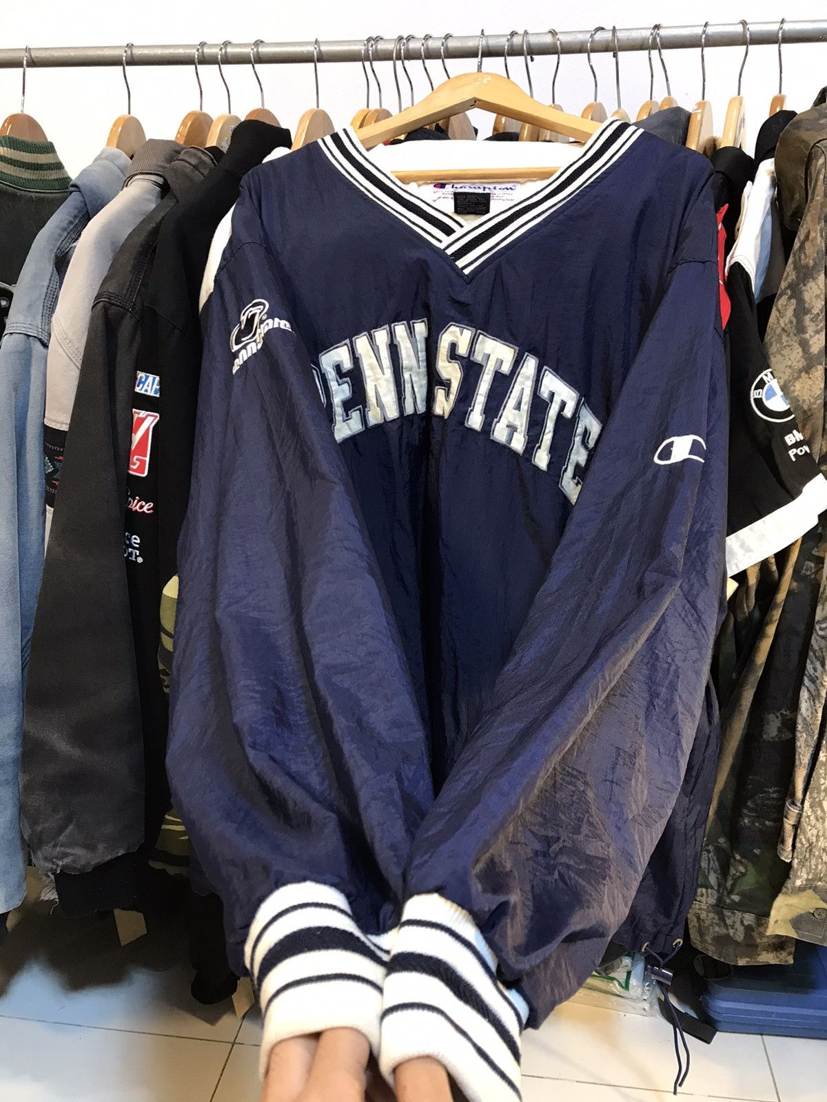 Champion × Vintage Vintage Champion Team Windbreaker Size US XL / EU 56 / 4 - 3 Thumbnail