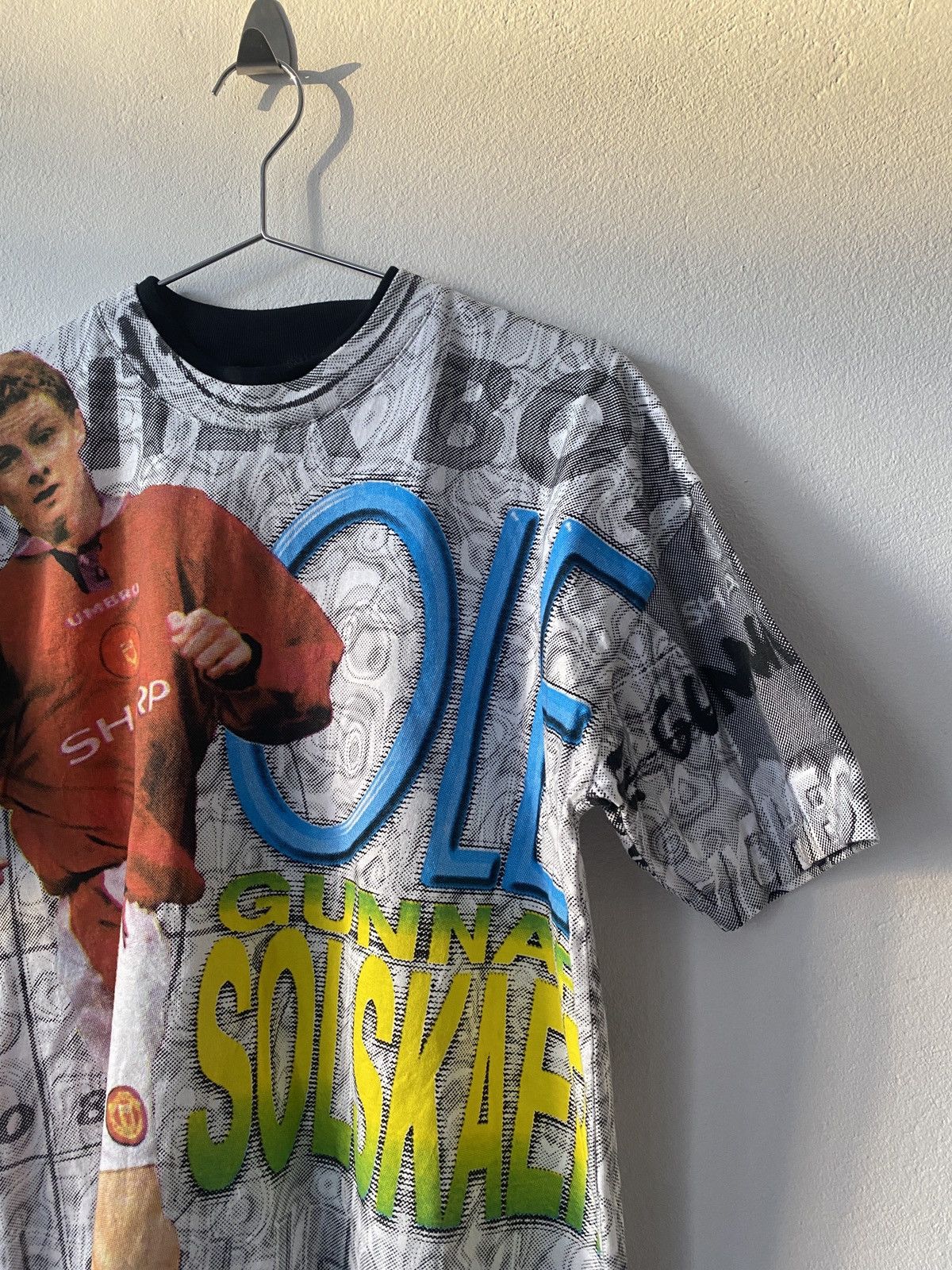 Vintage Joligollf GUNNAR SOLSKAER Manchester United T-Shirt Size US M / EU 48-50 / 2 - 4 Thumbnail