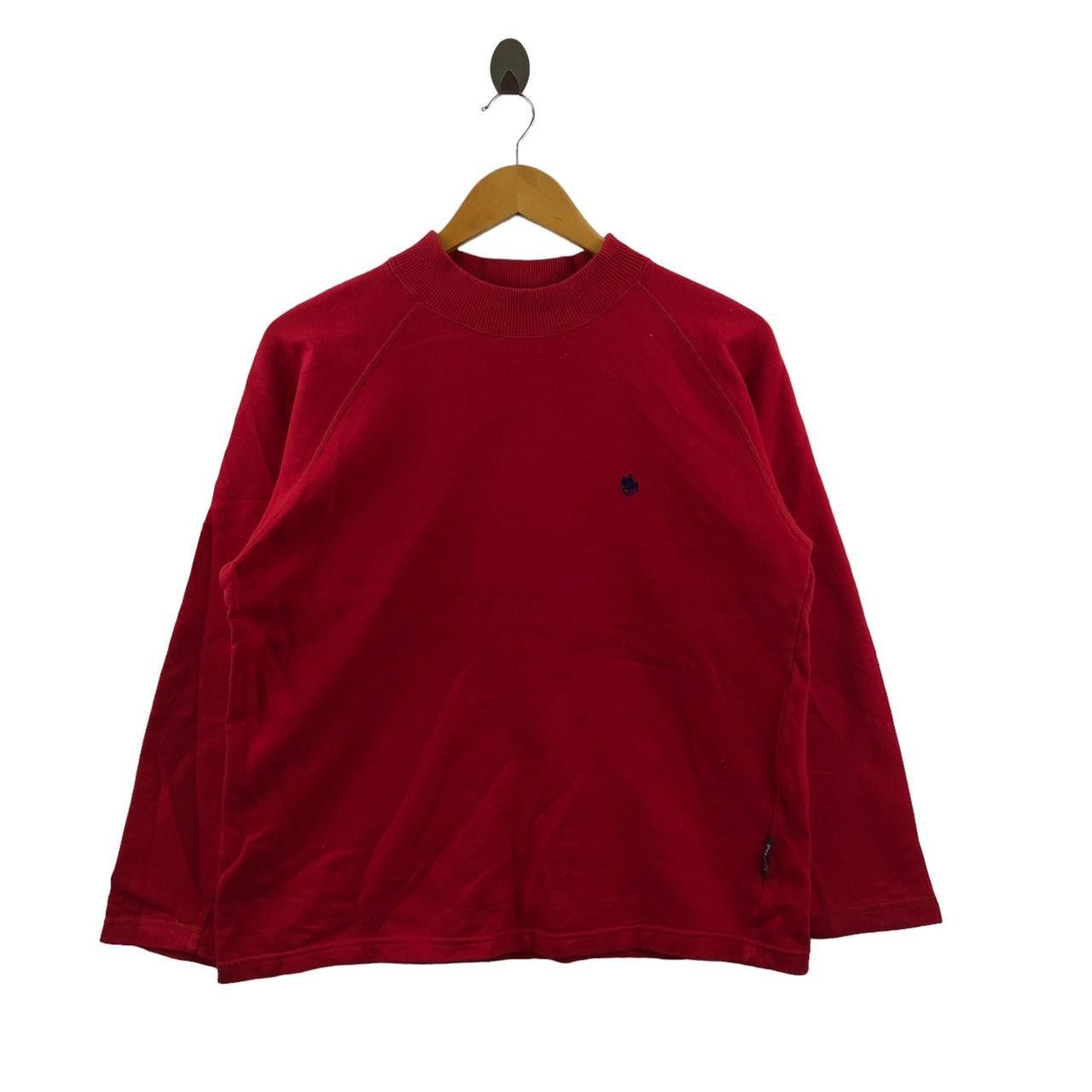 Other Vintage POLO BRITISH COUNTRY SPIRIT Red Sweatshirt Sweater Size L / US 10 / IT 46 - 1 Thumbnail