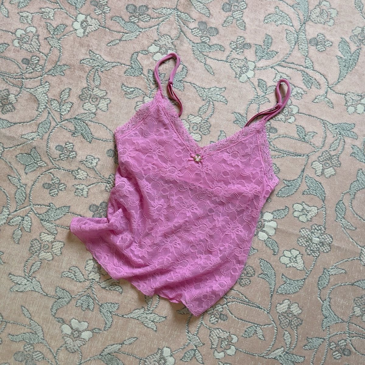 Victoria's Secret Victoria’s Secret Pink Floral Lace Camisole (XS–S) Size S / US 4 / IT 40 - 3 Thumbnail