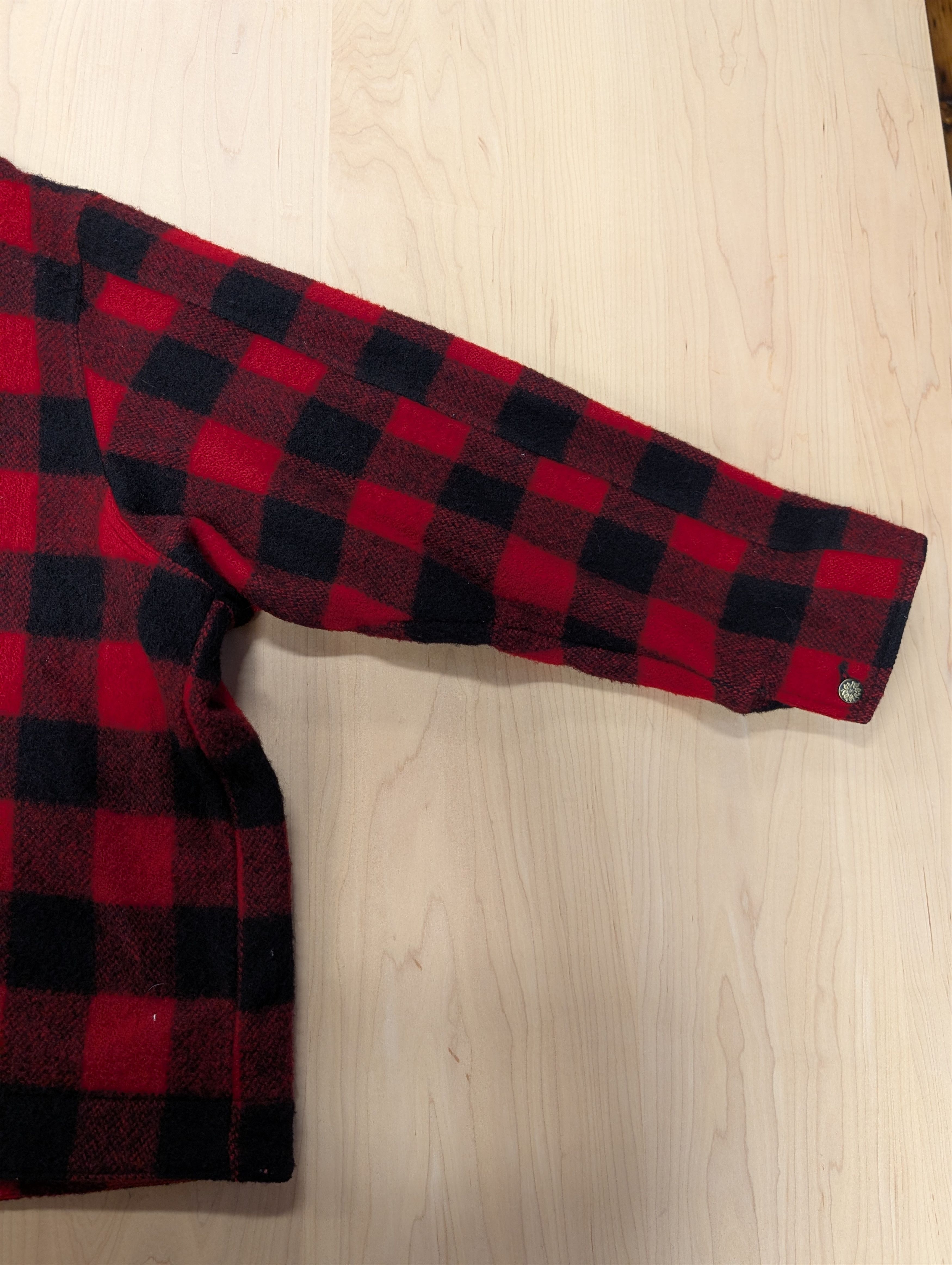 Rosa Rugosa Rosa Rugosa Red & Black Wool Plaid Jacket Size US XXL / EU 58 / 5 - 9 Thumbnail
