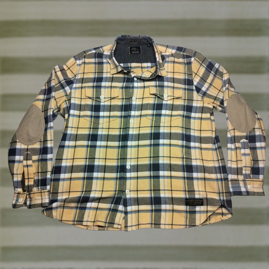 Vintage L.L.Bean Todd Snyder Heavyweight Flannel Shirt Men’s XL Buffalo Check Yellow Shirt Size US XL / EU 56 / 4 - 1 Thumbnail
