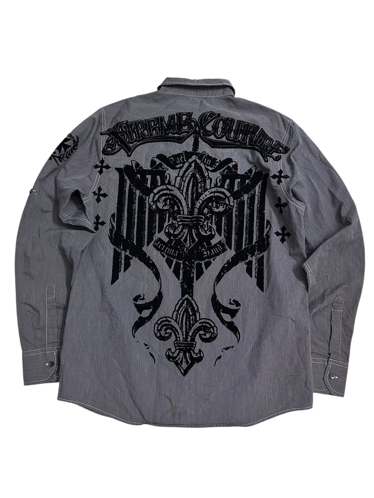 KMRii 2000 Extreme Couture Affliction Jnco Goa Lgb Y2K Style Shirt Size US L / EU 52-54 / 3 - 1 Thumbnail