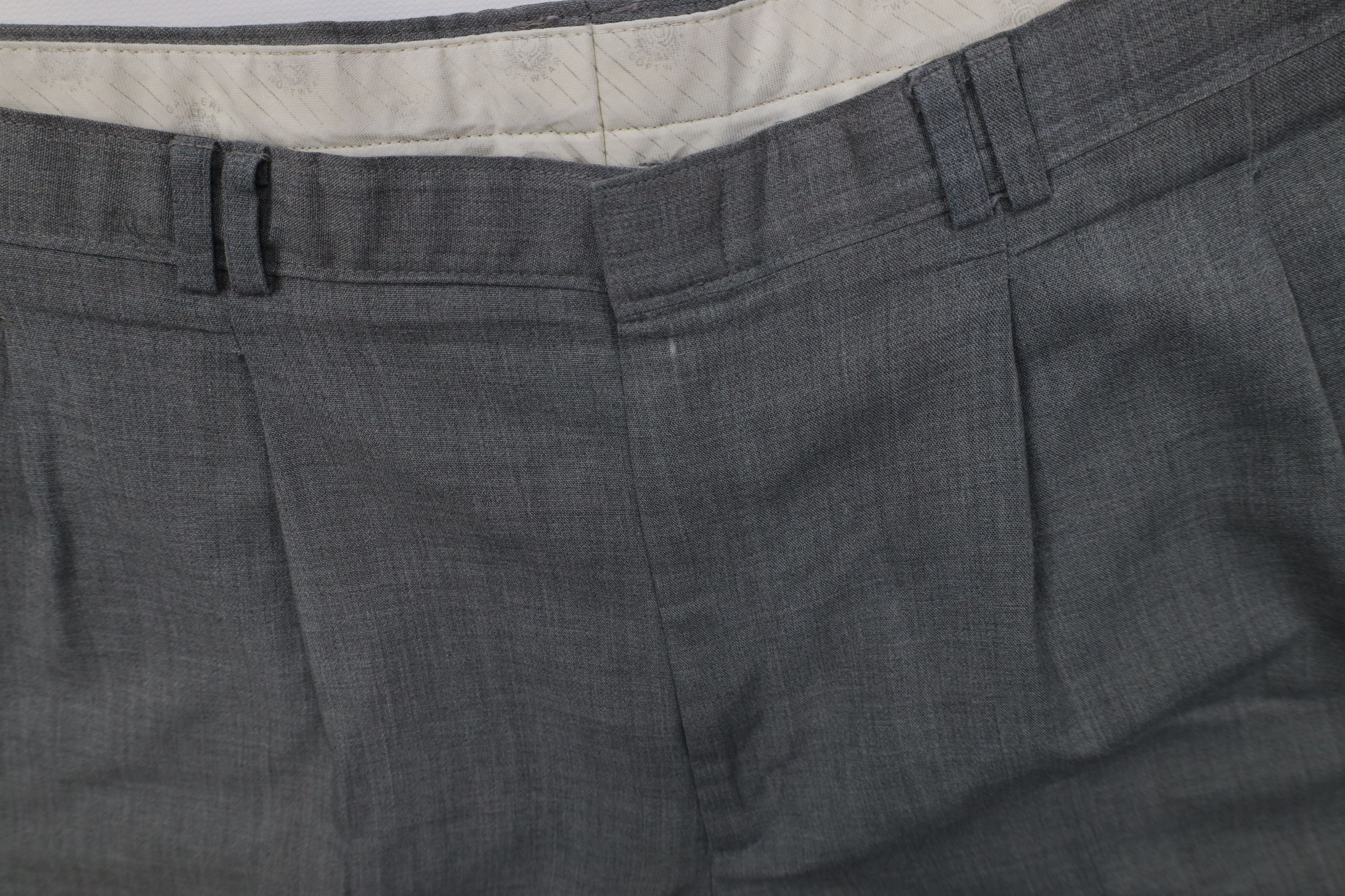 Vintage Vintage 70s Streetwear Blend Chambray Chino Pants Gray Size US 34 / EU 50 - 6 Thumbnail