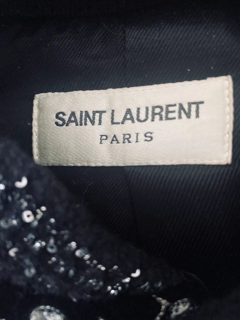 Yves Saint Laurent saint laurent 19 FW baby's breath velvet rhinestone basebal Size XS / US 0-2 / IT 36-38 - 3 Thumbnail