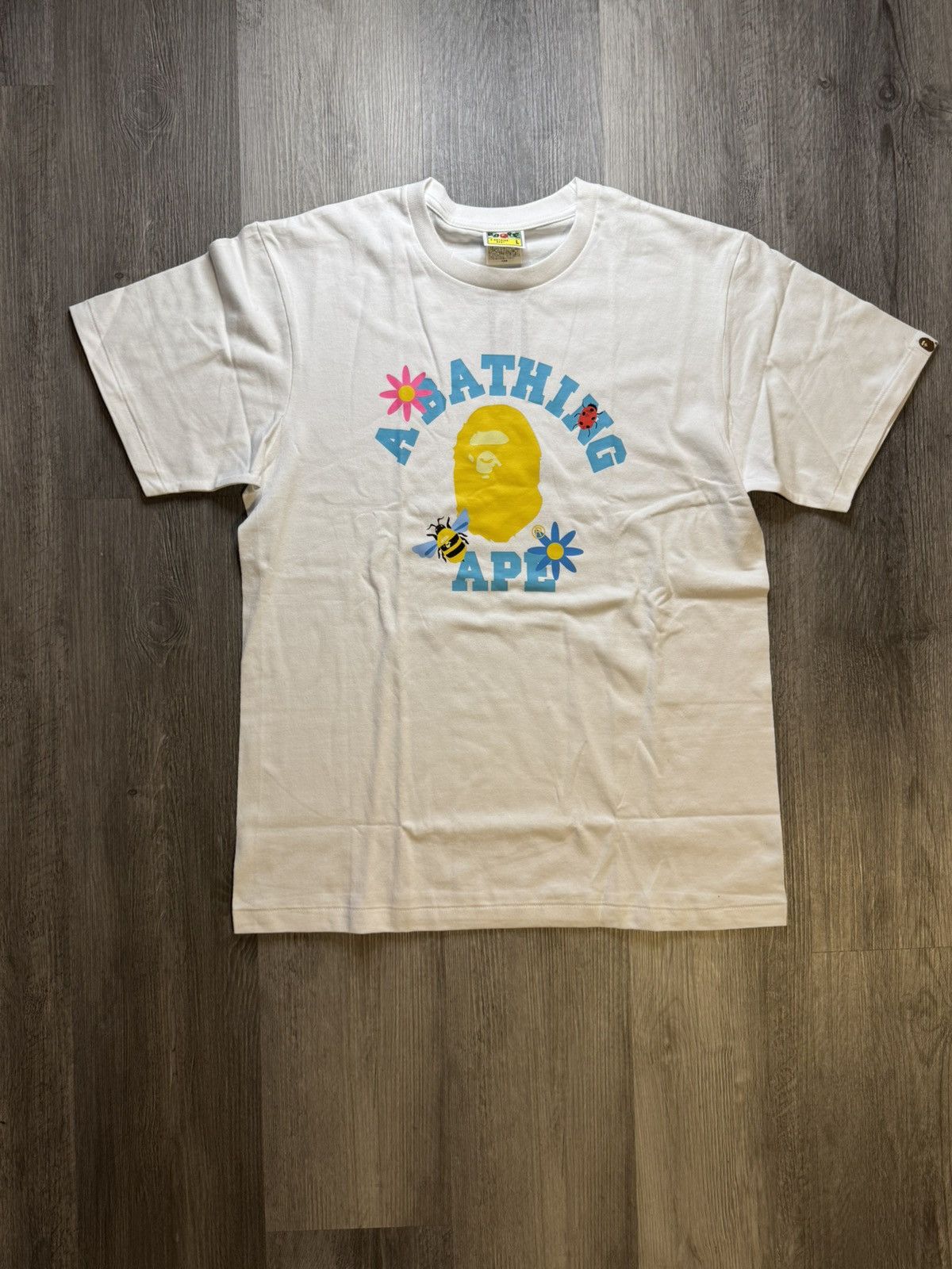 Bape Bape Blossom College Tee Size US L / EU 52-54 / 3 - 1 Thumbnail