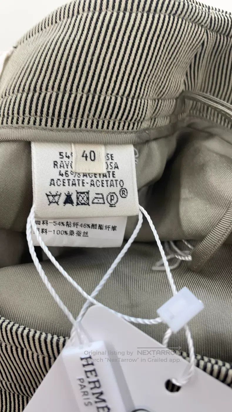 Hermes Hermes Striped Skirt Size 26" / US 2 / IT 38 - 4 Thumbnail