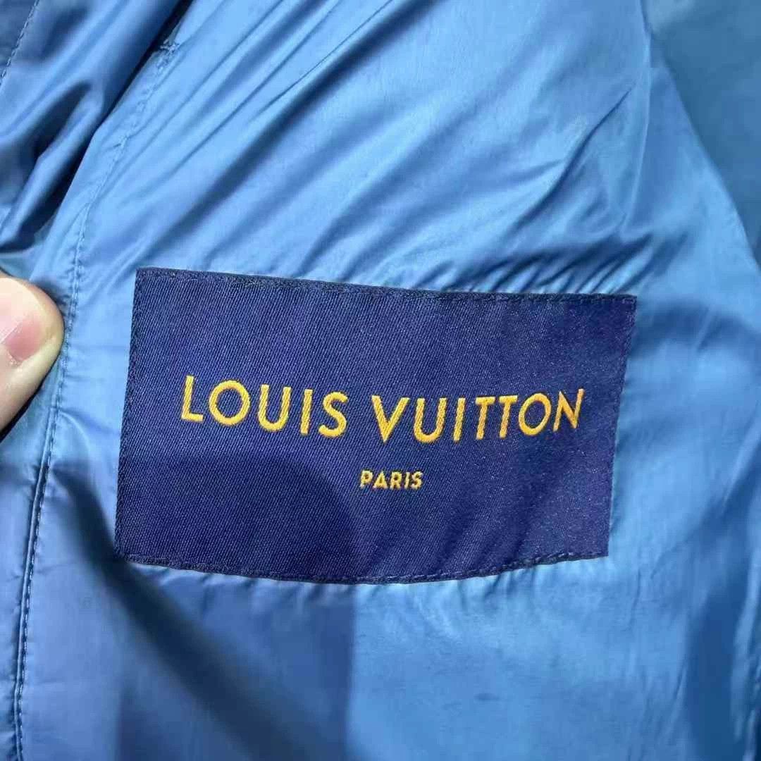 Louis Vuitton LOUIS VUITTON Blue Embossed Monogram Print Cotton Vest Size US L / EU 52-54 / 3 - 4 Thumbnail