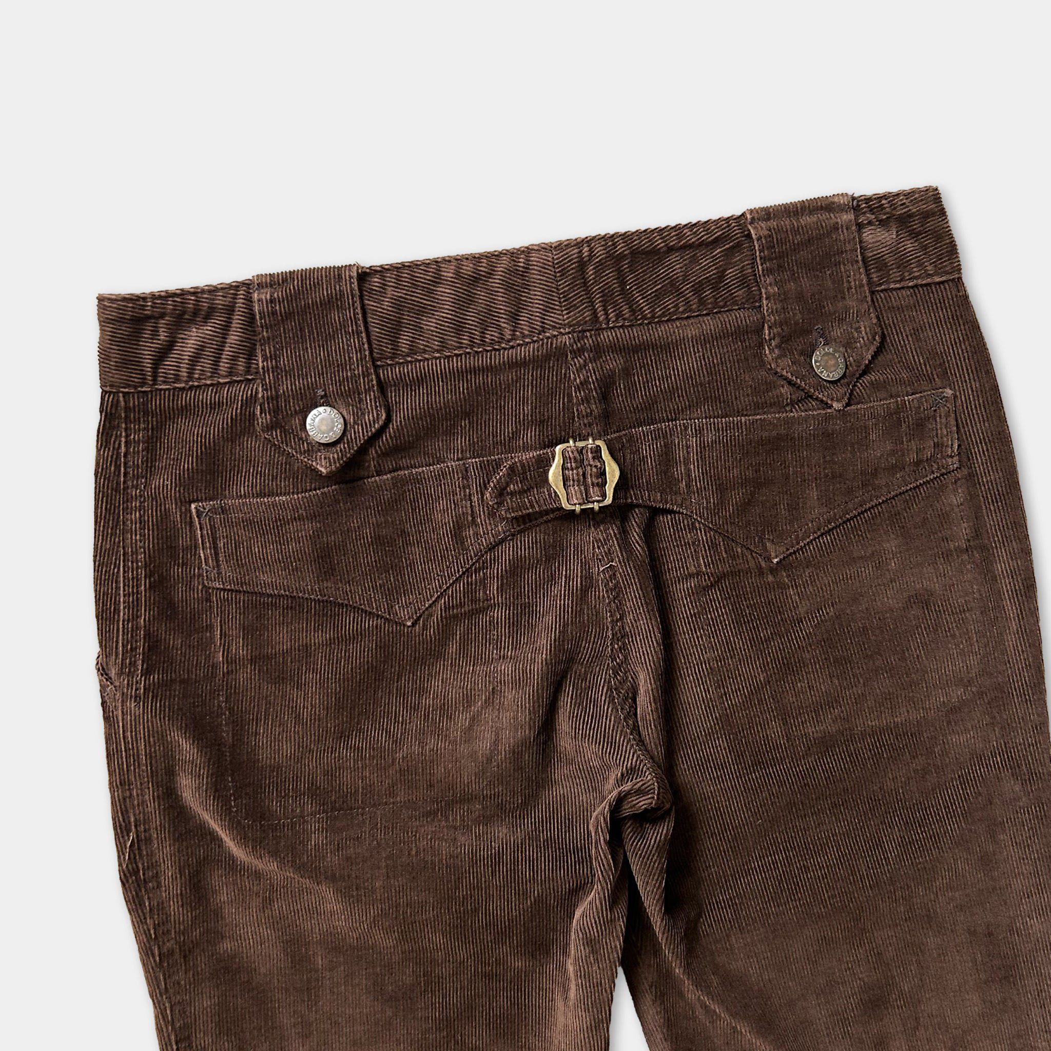 Dolce & Gabbana Dolce & Gabbana Brown Corduroy Pants Size US 30 / EU 46 - 5 Thumbnail
