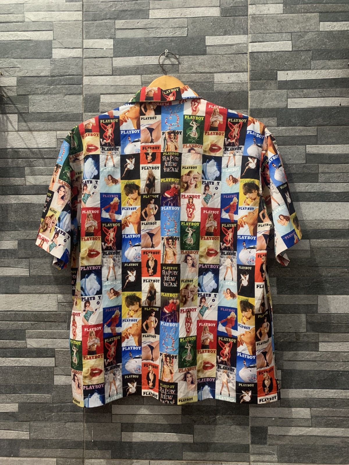 Playboy Vintage PLAYBOY Magazine Cover Shirt Size US M / EU 48-50 / 2 - 2 Thumbnail