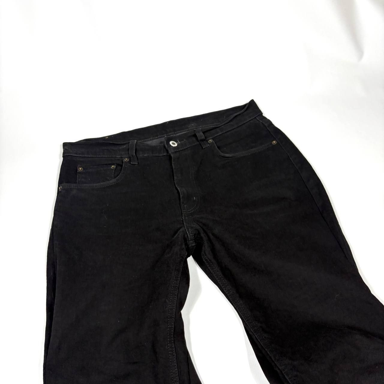 Japanese Brand rare flared black handmade streetwear jeans Size US 34 / EU 50 - 5 Thumbnail