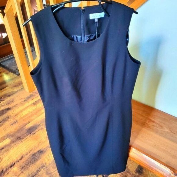 Calvin Klein Calvin Klein Sleeveless Zippered Lined Little Black Sz. 12 D Size XL / US 12-14 / IT 48-50 - 1 Thumbnail