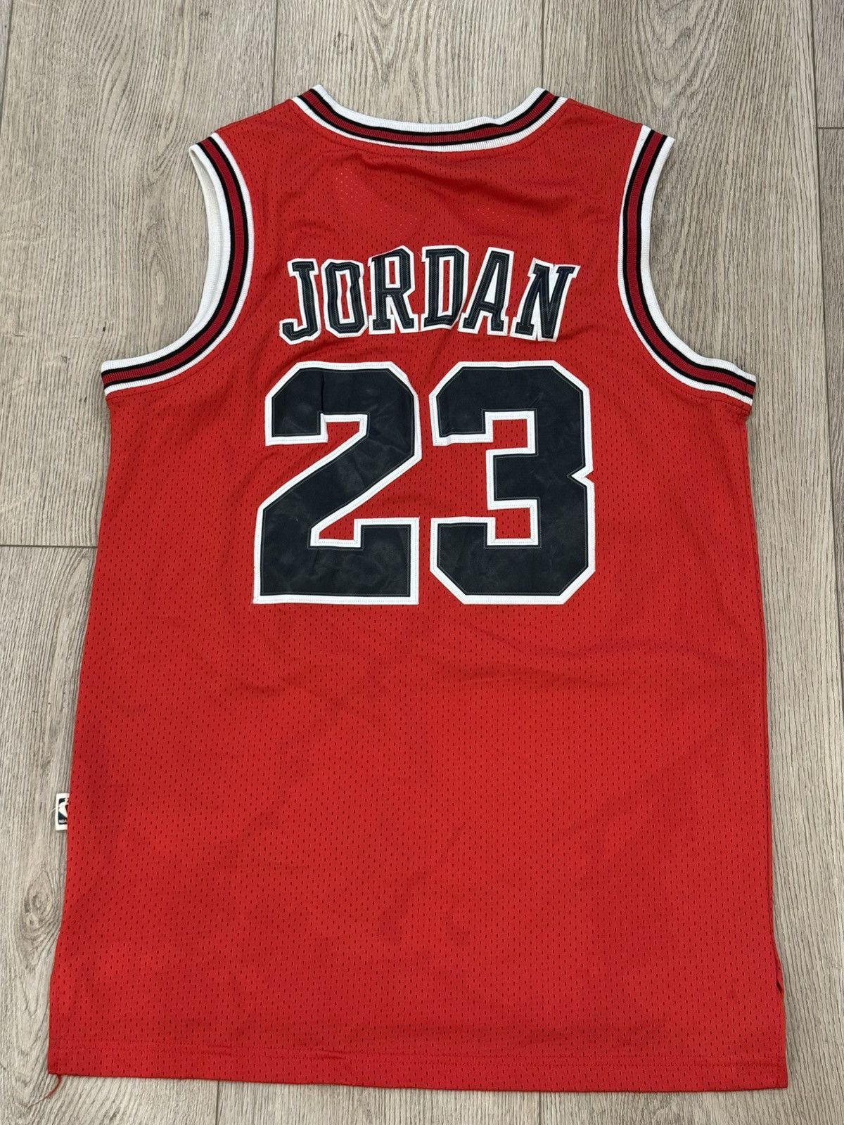Nike Vintage 90s Nike Chicago Bulls Michael Jordan Jersey Away Size US M / EU 48-50 / 2 - 2 Thumbnail