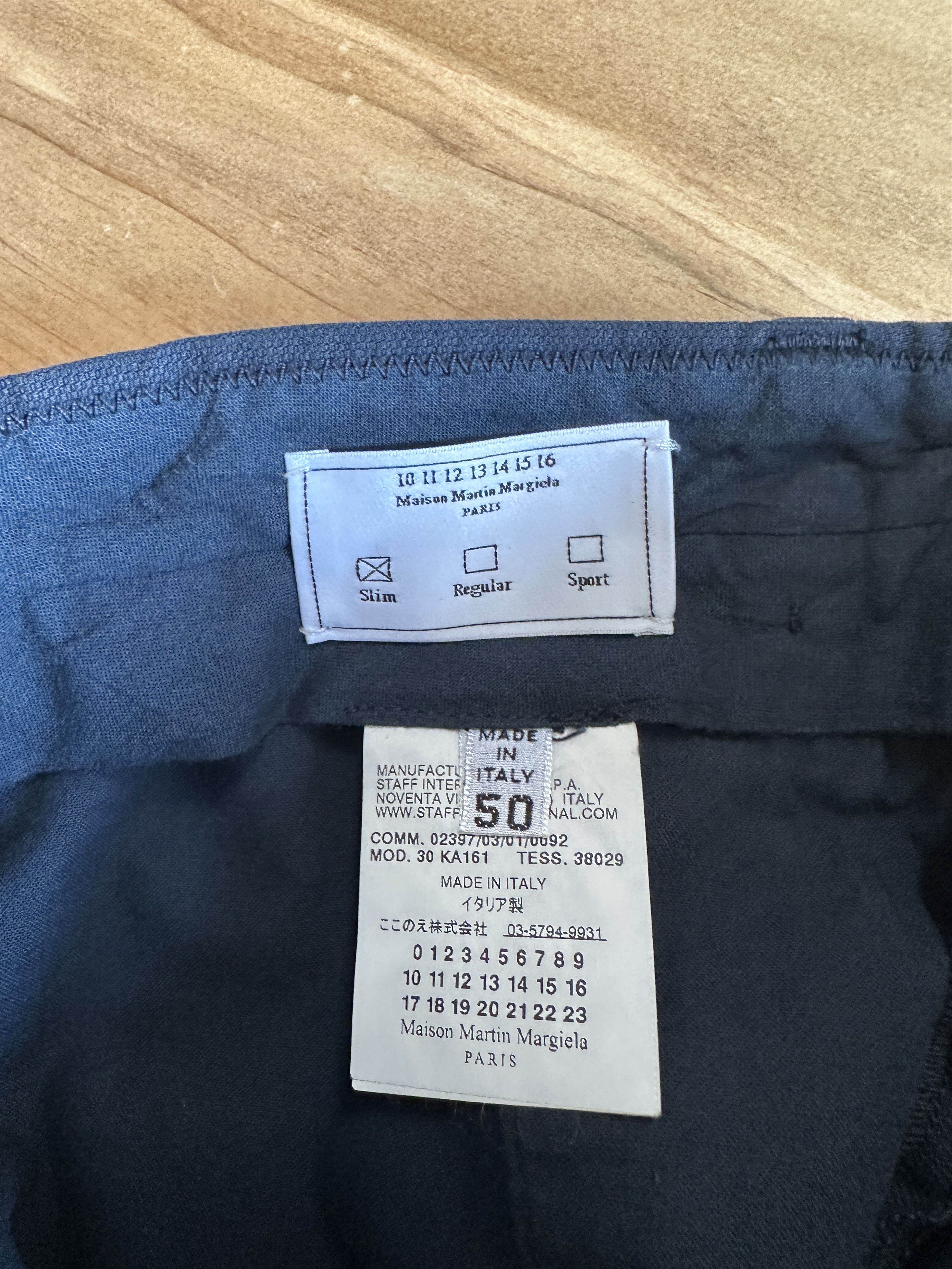 Maison Margiela Maison Margiela Trousers 33" x 36" Size US 33 - 7 Thumbnail