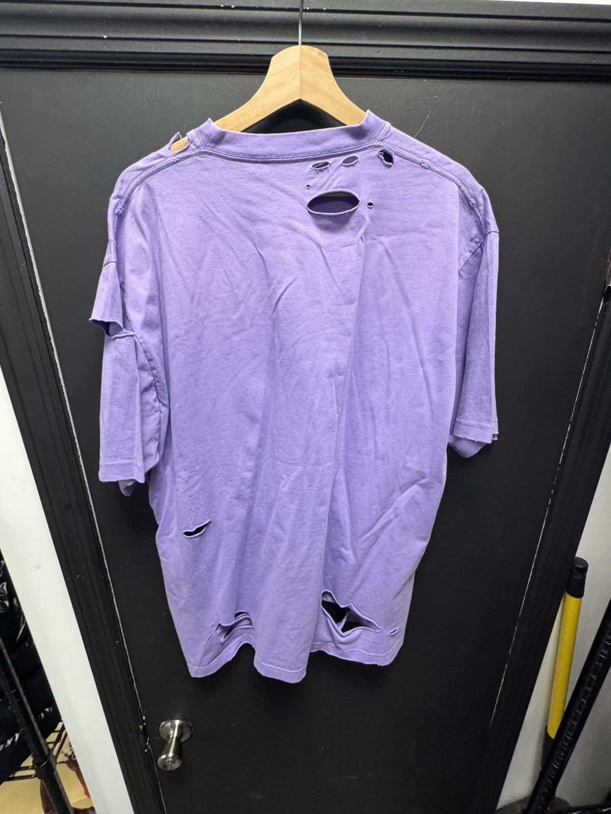 Balenciaga Balenciaga Boxy T-Shirt Purple/White Size US XS / EU 42 / 0 - 3 Thumbnail