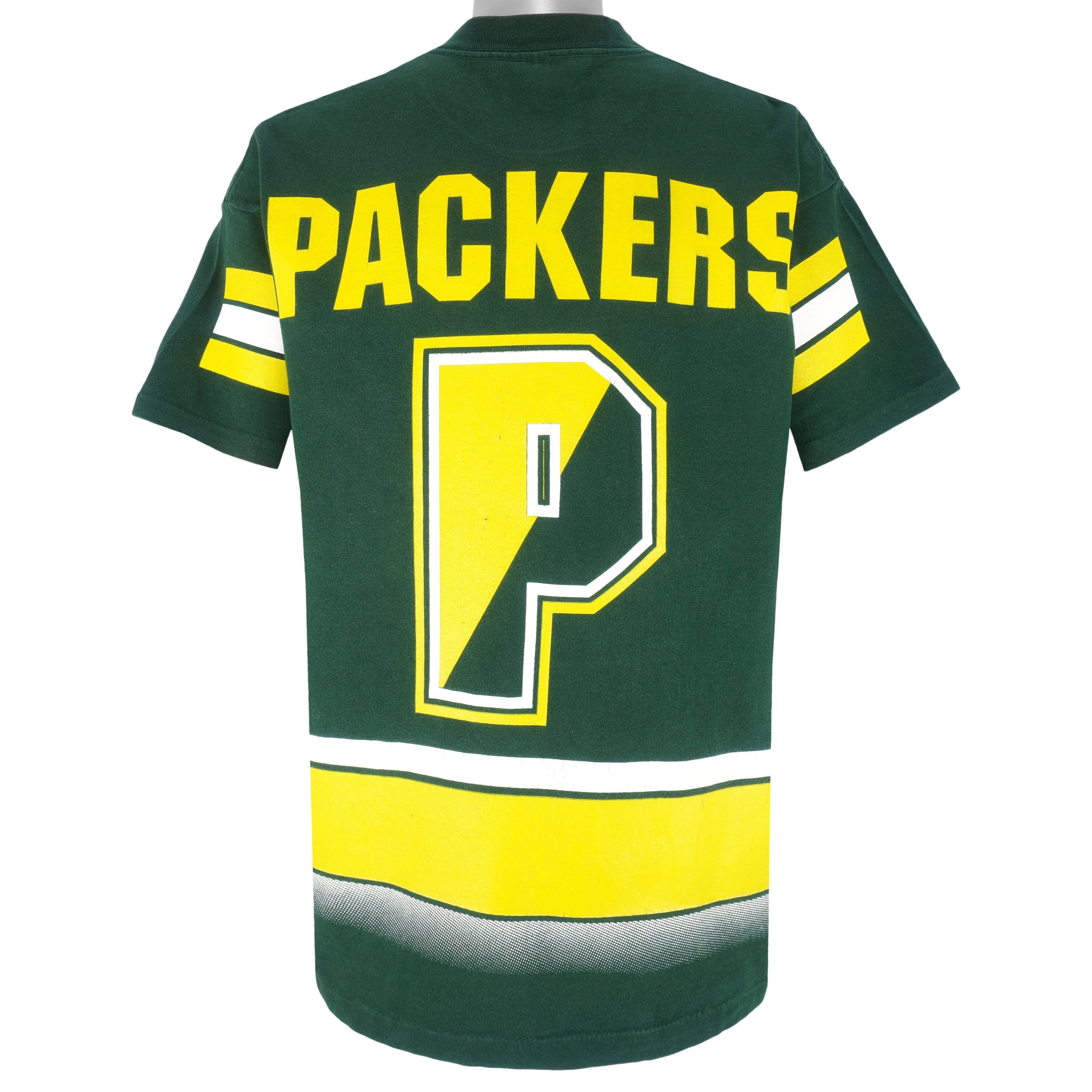Salem Sportswear NFL - Green Bay Packers Single Stitch T-Shirt 1994 Size US XL / EU 56 / 4 - 2 Thumbnail