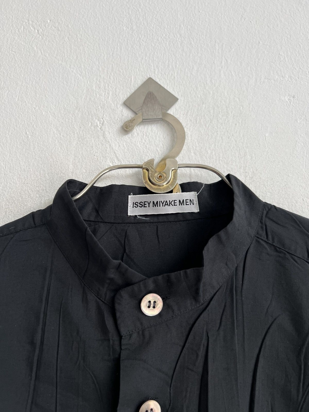Pleats Please Issey Miyake SS98 Issey Miyake Men Wrinkled Pleated Stand Collar OS Jkt Size US XL / EU 56 / 4 - 4 Thumbnail