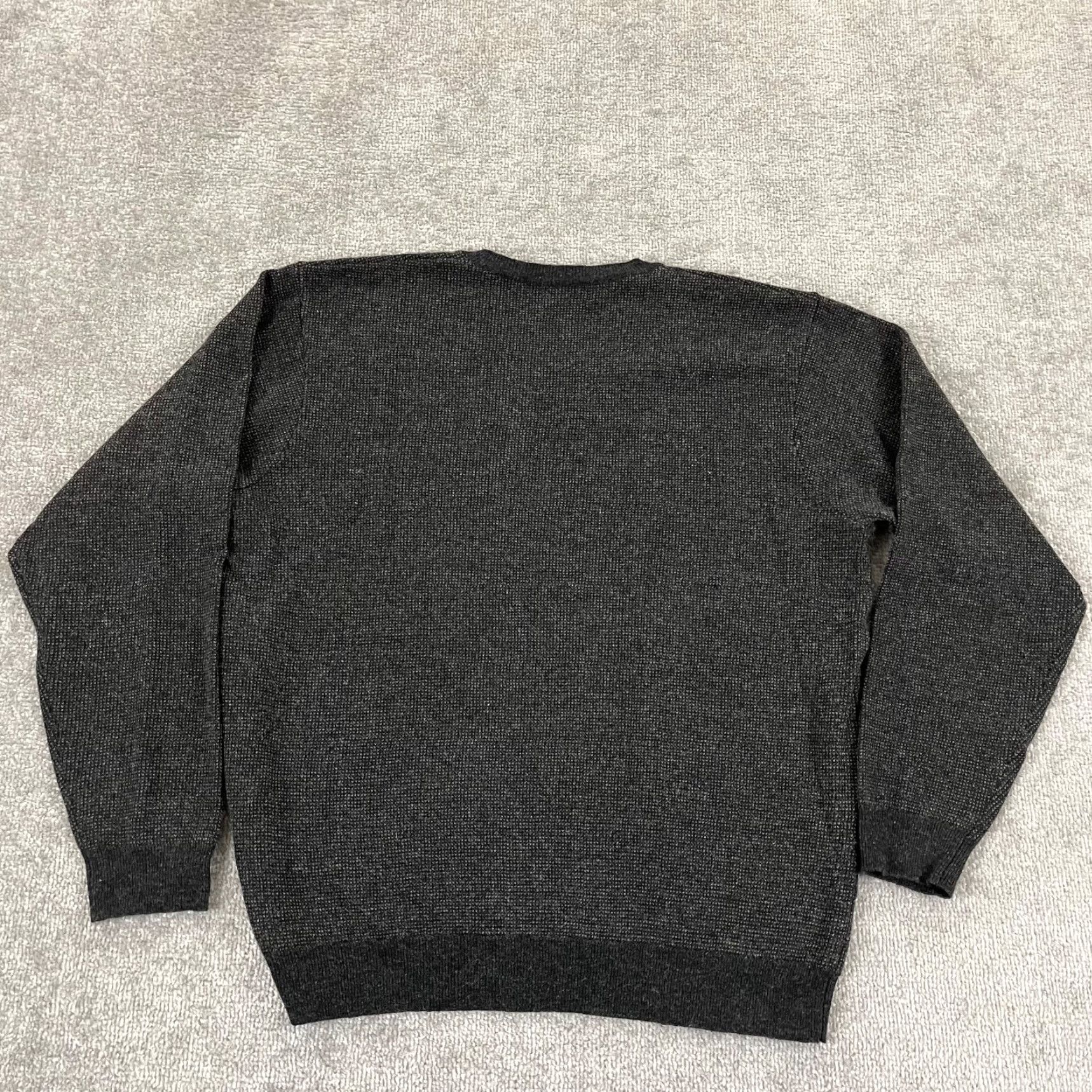 Polo Ralph Lauren Polo Ralph Lauren Sweater Mens L Gray Lambswool Blend V-Neck Pullover Light Size US L / EU 52-54 / 3 - 6 Thumbnail