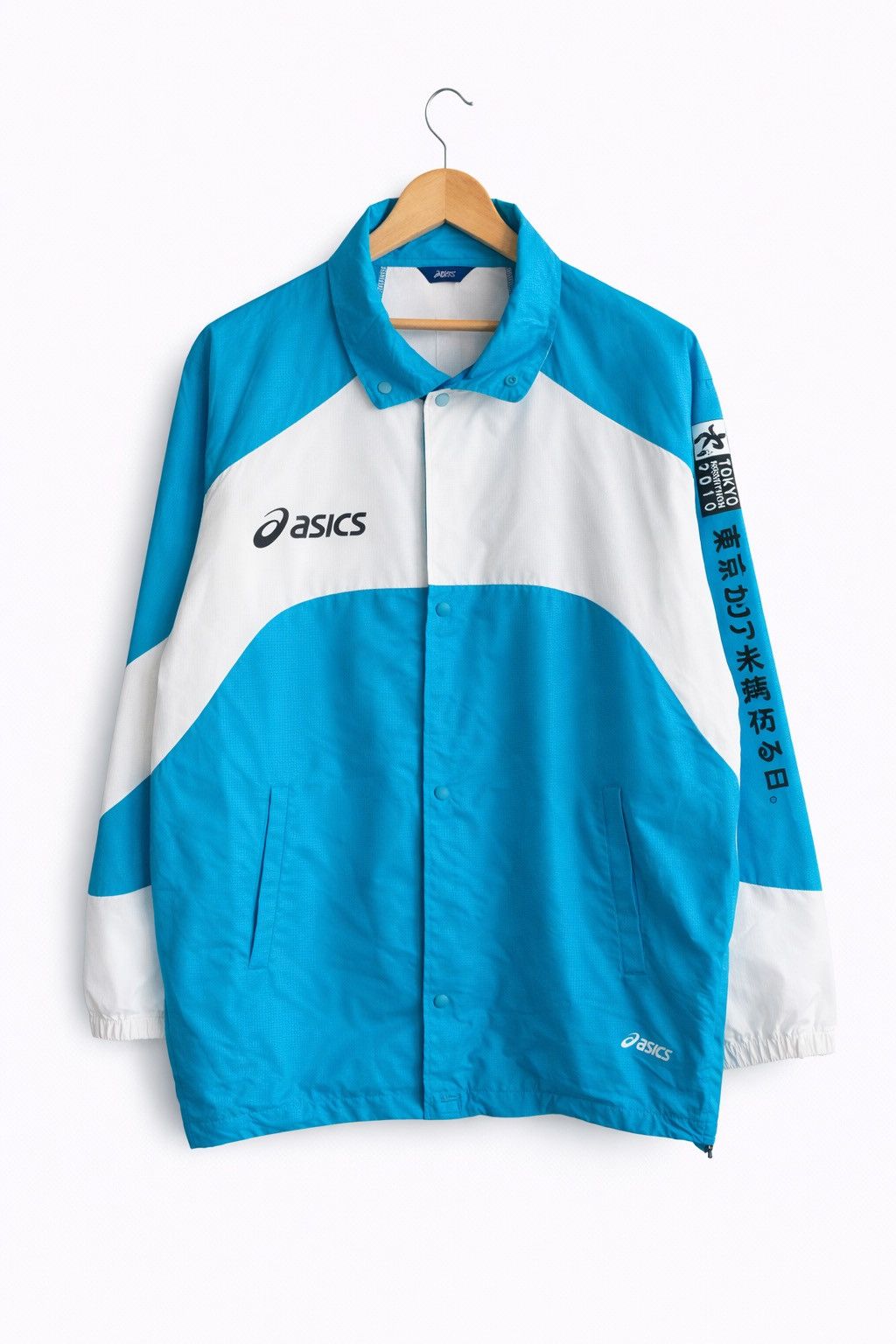 Asics ASICS Water Station Tokyo Marathon Jacket | Vintage Sports Size US M / EU 48-50 / 2 - 2 Thumbnail