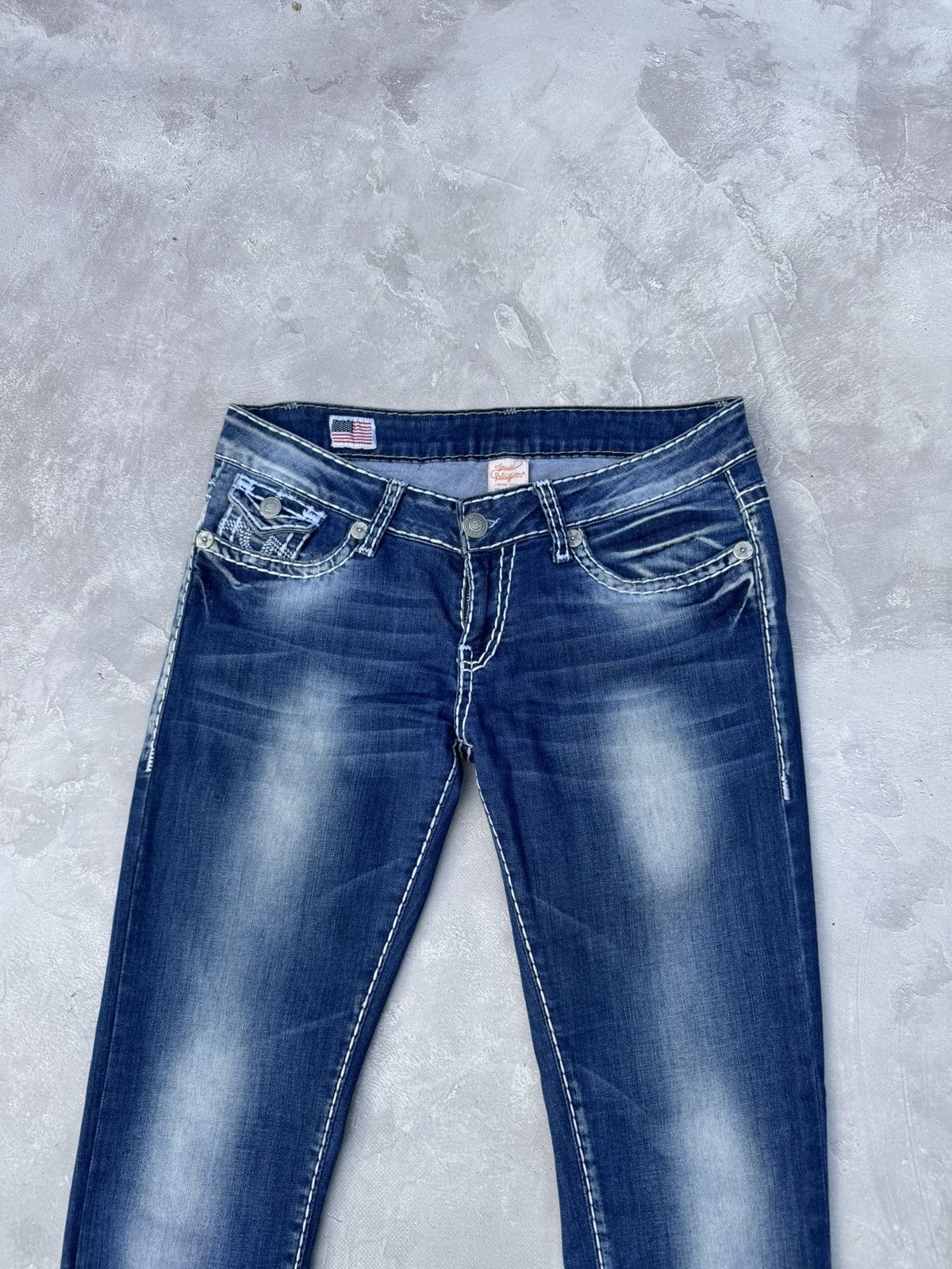 True Religion Vintage True Religion Made in USA Skini Jeans Size 31" - 3 Thumbnail