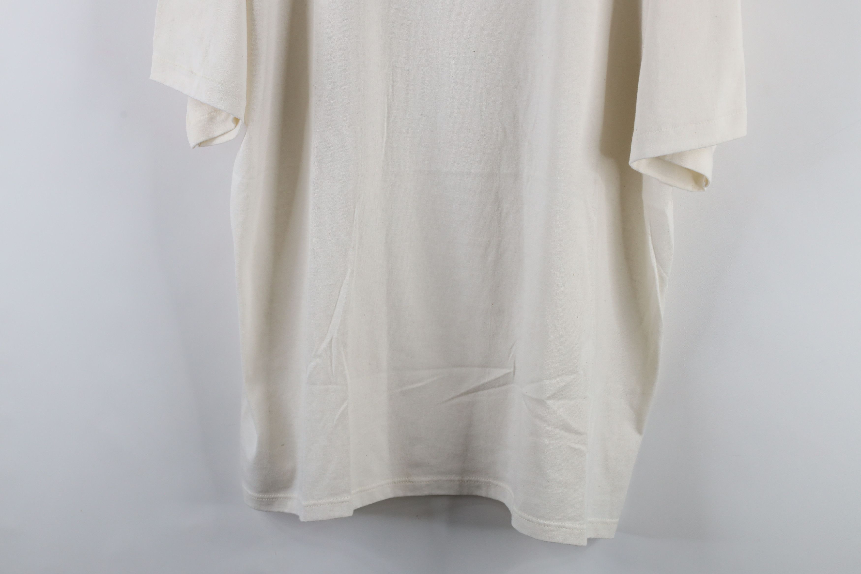 Vintage Vintage 90s Streetwear Short Sleeve T-Shirt Off White USA Size US XXL / EU 58 / 5 - 3 Thumbnail