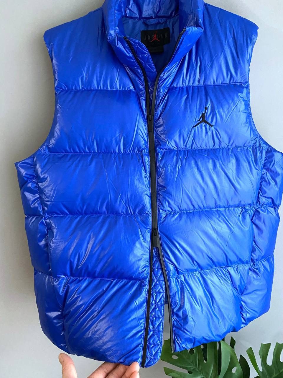 Jordan Brand Air Jordan Therma-Fit Blue Down Puffer Vest, Size L and XL Size US L / EU 52-54 / 3 - 8 Thumbnail