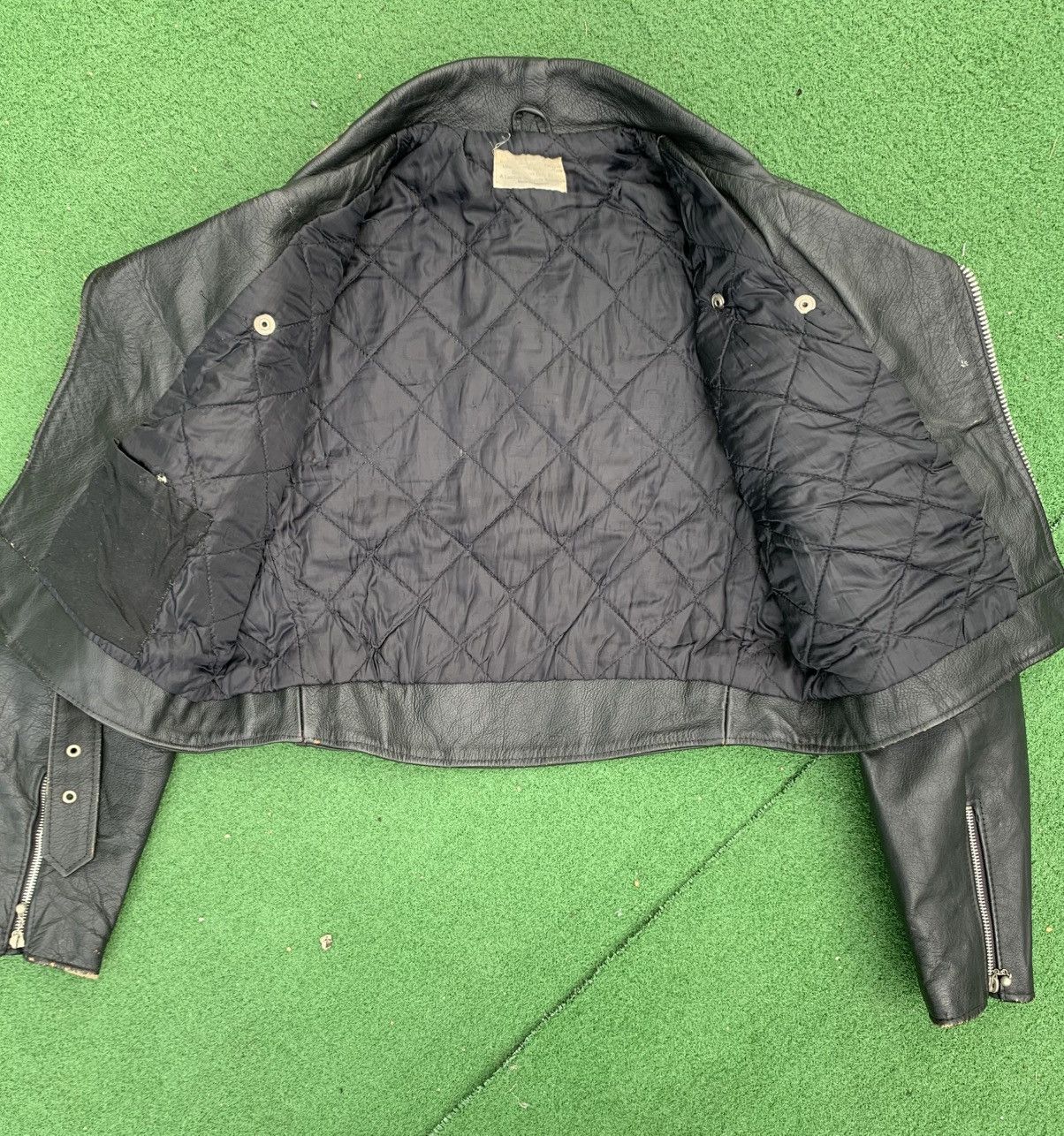Genuine Leather VINTAGE TRUE DOUBLE COLLAR LEATHER JACKET Size US M / EU 48-50 / 2 - 8 Thumbnail