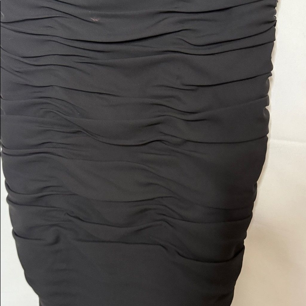The Unbranded Brand JS Collections petite Marianne black ruched studded dress 8 Size M / US 6-8 / IT 42-44 - 4 Thumbnail