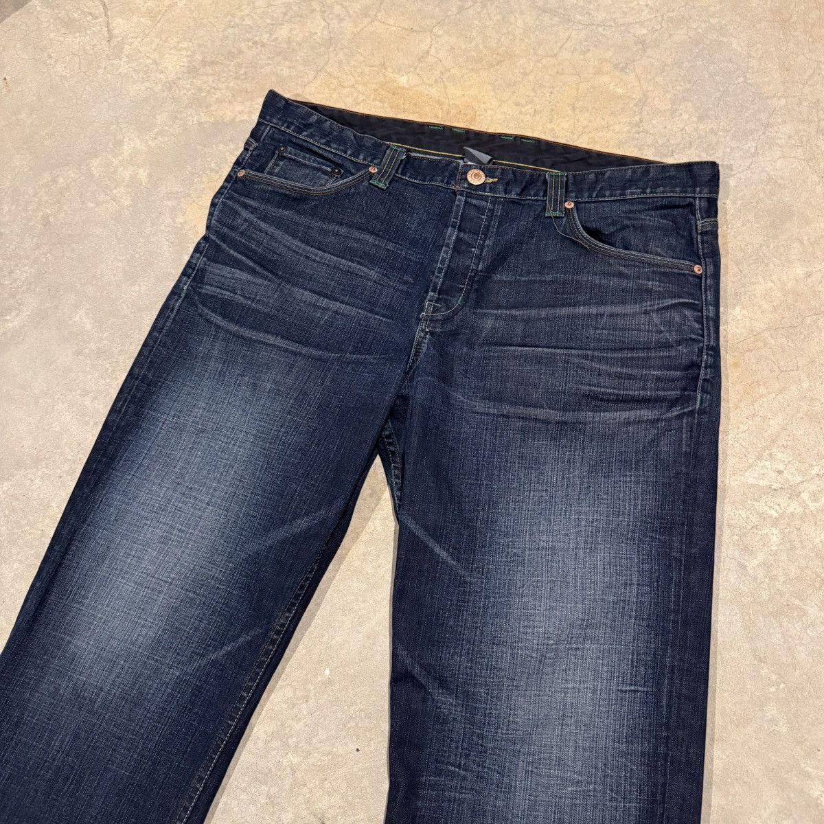 Armani Exchange Vintage 2000s Armani Exchange Faded Baggy Jeans ERD Grunge Size US 38 / EU 54 - 8 Thumbnail