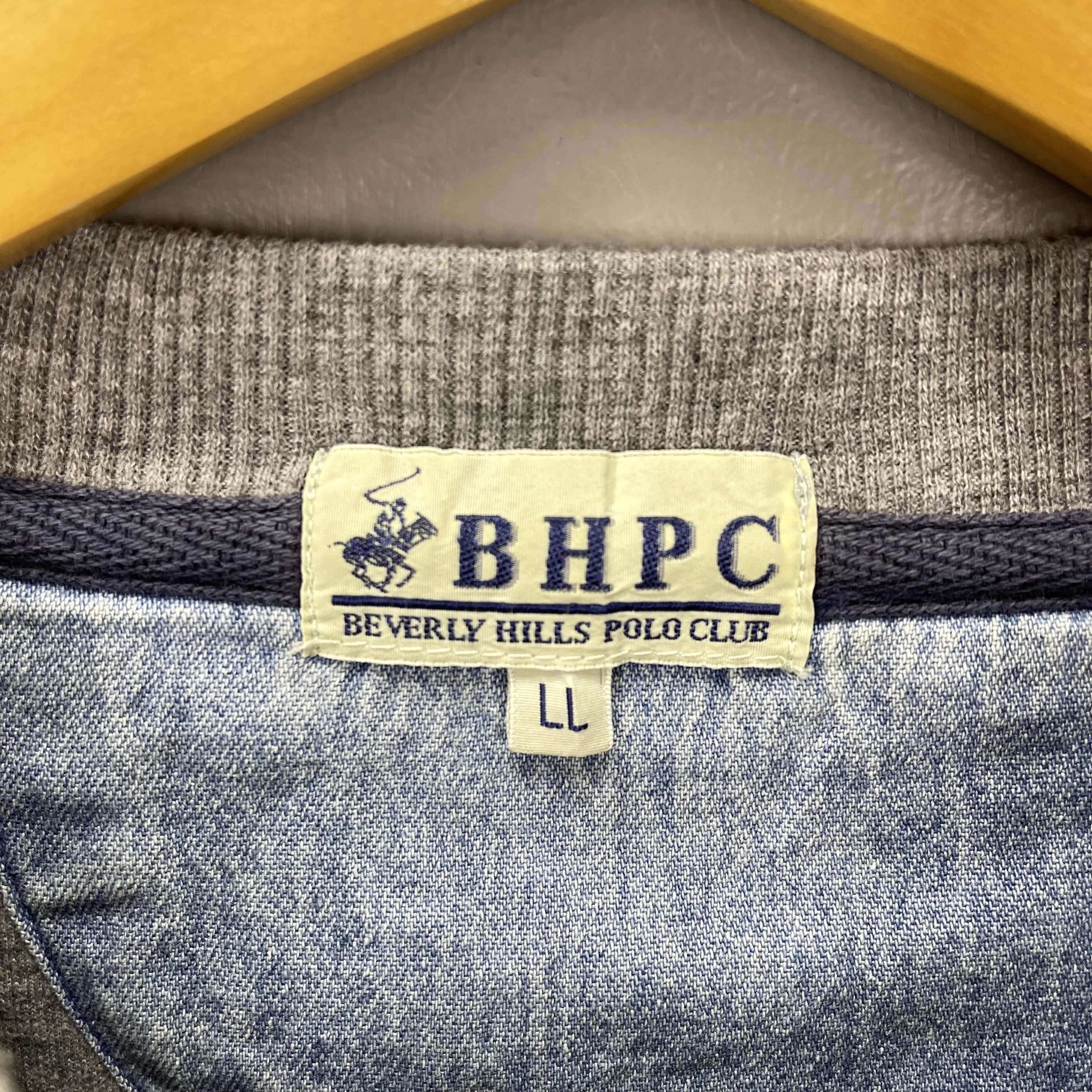 Beverly Hills Polo Club BHPC American League Crew Neck Sweatshirt #1368/AV Size US L / EU 52-54 / 3 - 6 Thumbnail