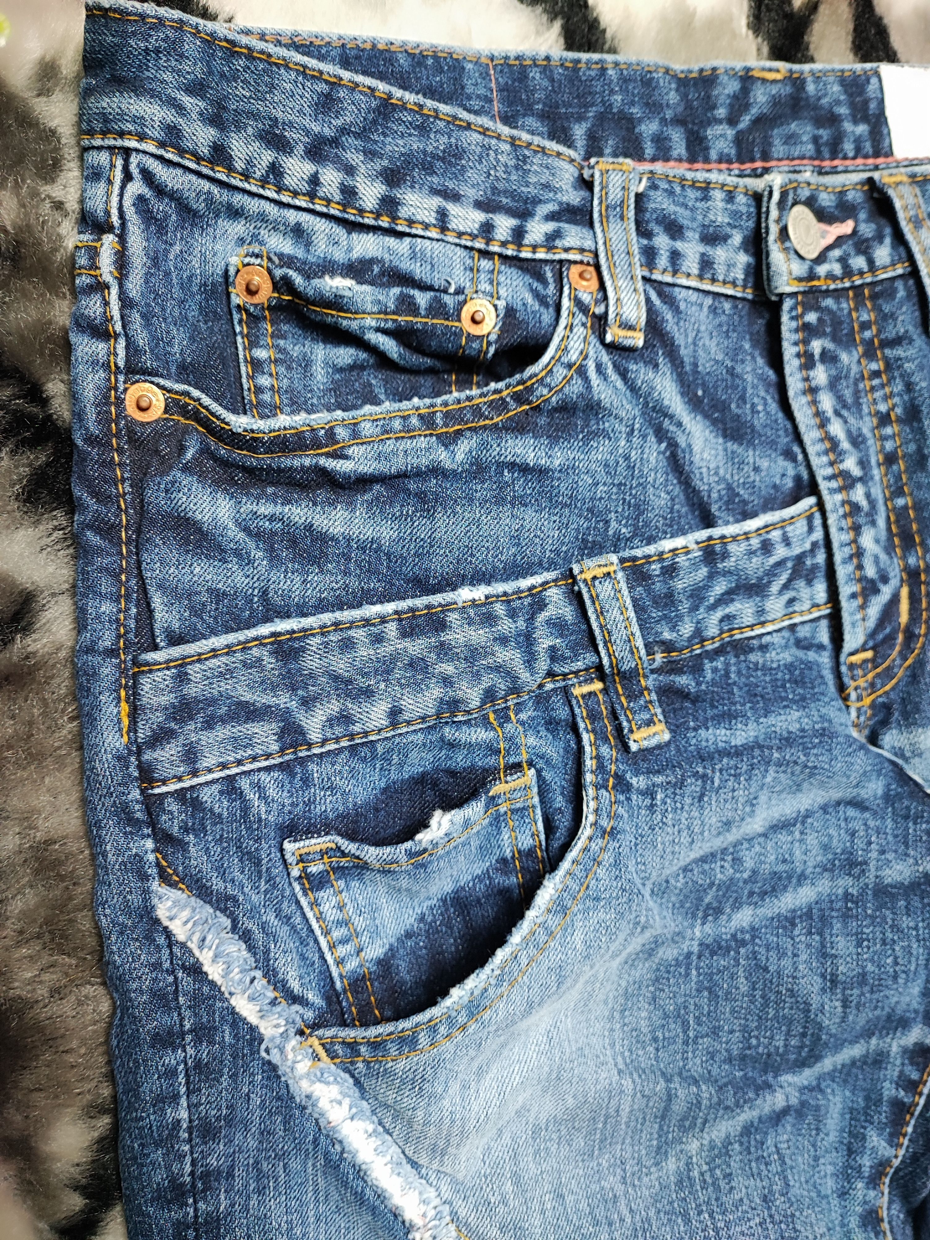 Japanese Brand Distress Jeans by Antgauge Japan Size US 30 / EU 46 - 8 Thumbnail