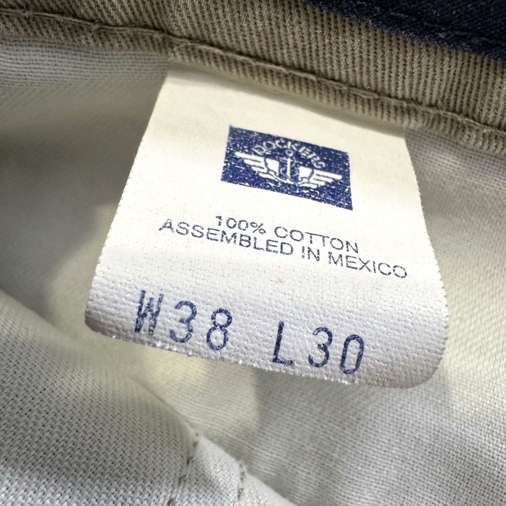 Dockers VINTAGE Dockers Khakis Pants Men 38x30 Slim Pleated Straight Cotton Beige Size US 38 / EU 54 - 5 Thumbnail