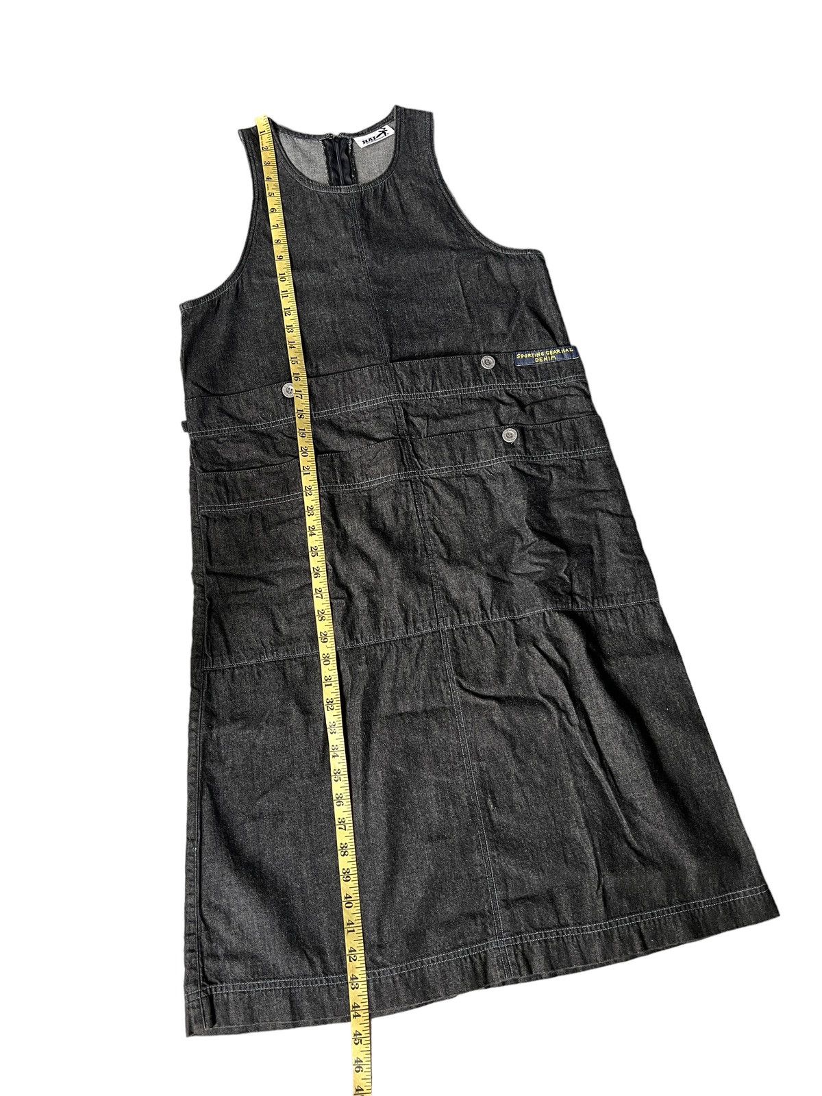 Hai Sporting Gear Vintage Hai Sporting Gear Denim Midi Dress Size M / US 6-8 / IT 42-44 - 14 Thumbnail