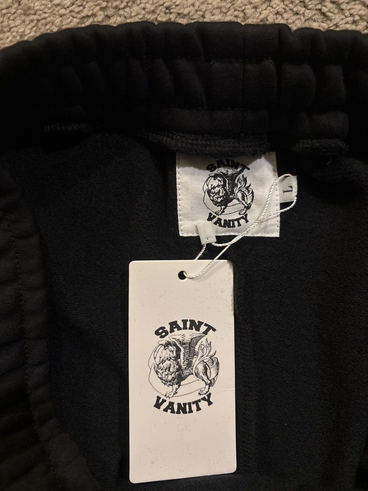 Saint Vanity Black & red varsity sweats Size US 34 / EU 50 - 3 Thumbnail