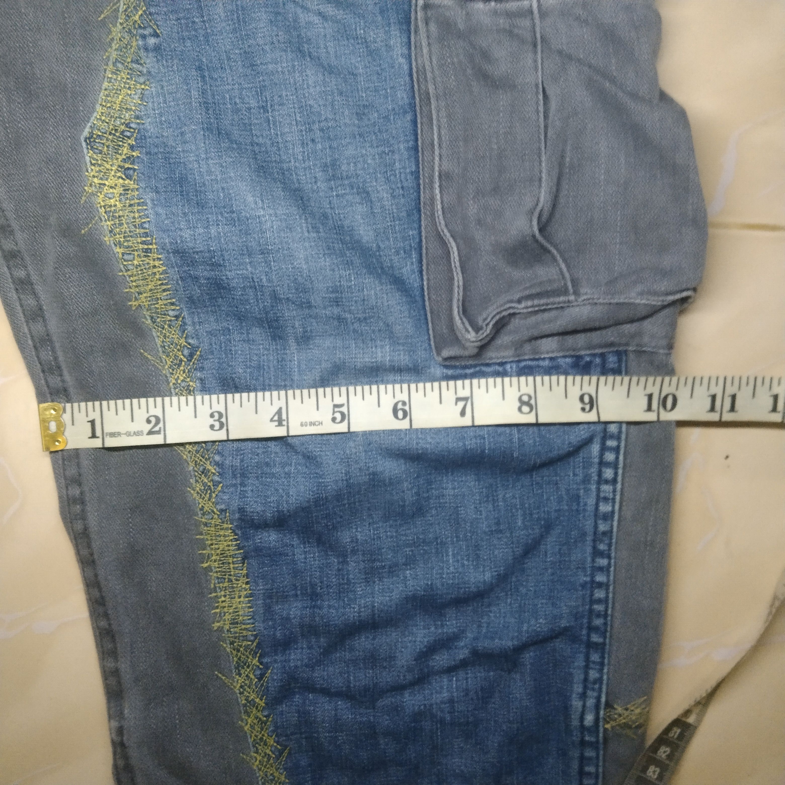 Japanese Brand Japanese brand Doarat Cargo Jeans Double knee Size US 32 / EU 48 - 16 Thumbnail