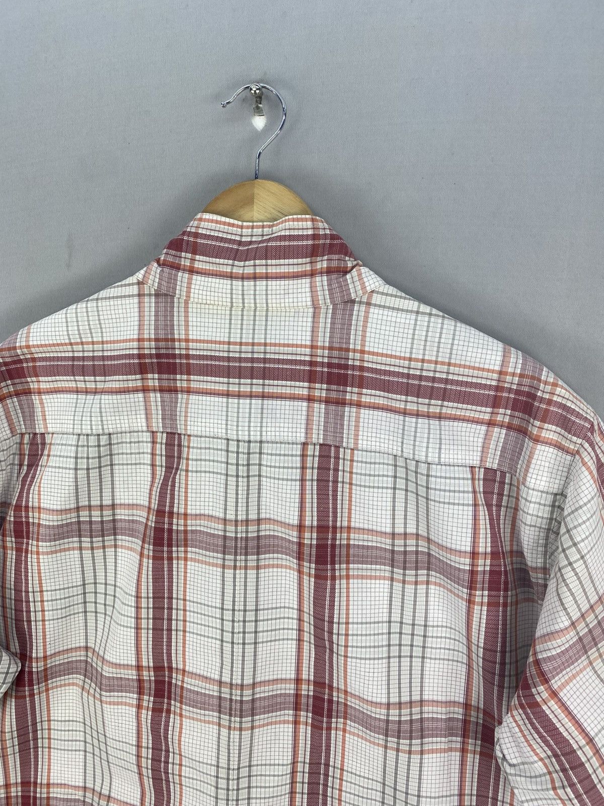 Eddie Bauer Eddie Bauer Plaid Check Zipper Jacket Short Sleeve Size US L / EU 52-54 / 3 - 5 Thumbnail