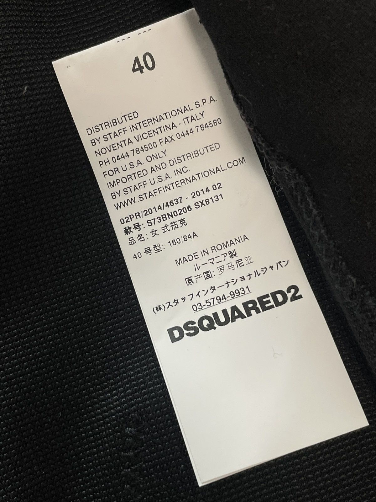 Dsquared2 Dsquared2 Black Leather Blazer Jacket Size S / US 4 / IT 40 - 7 Thumbnail