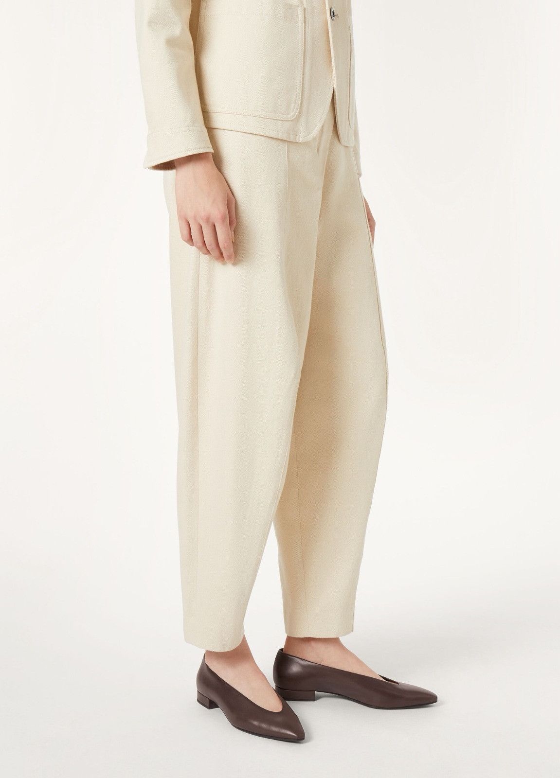 Loro Piana o1srvl11e0526 FAP3031 Dan Pant in Light Beige Size 25" / US 0 / IT 36 - 6 Thumbnail