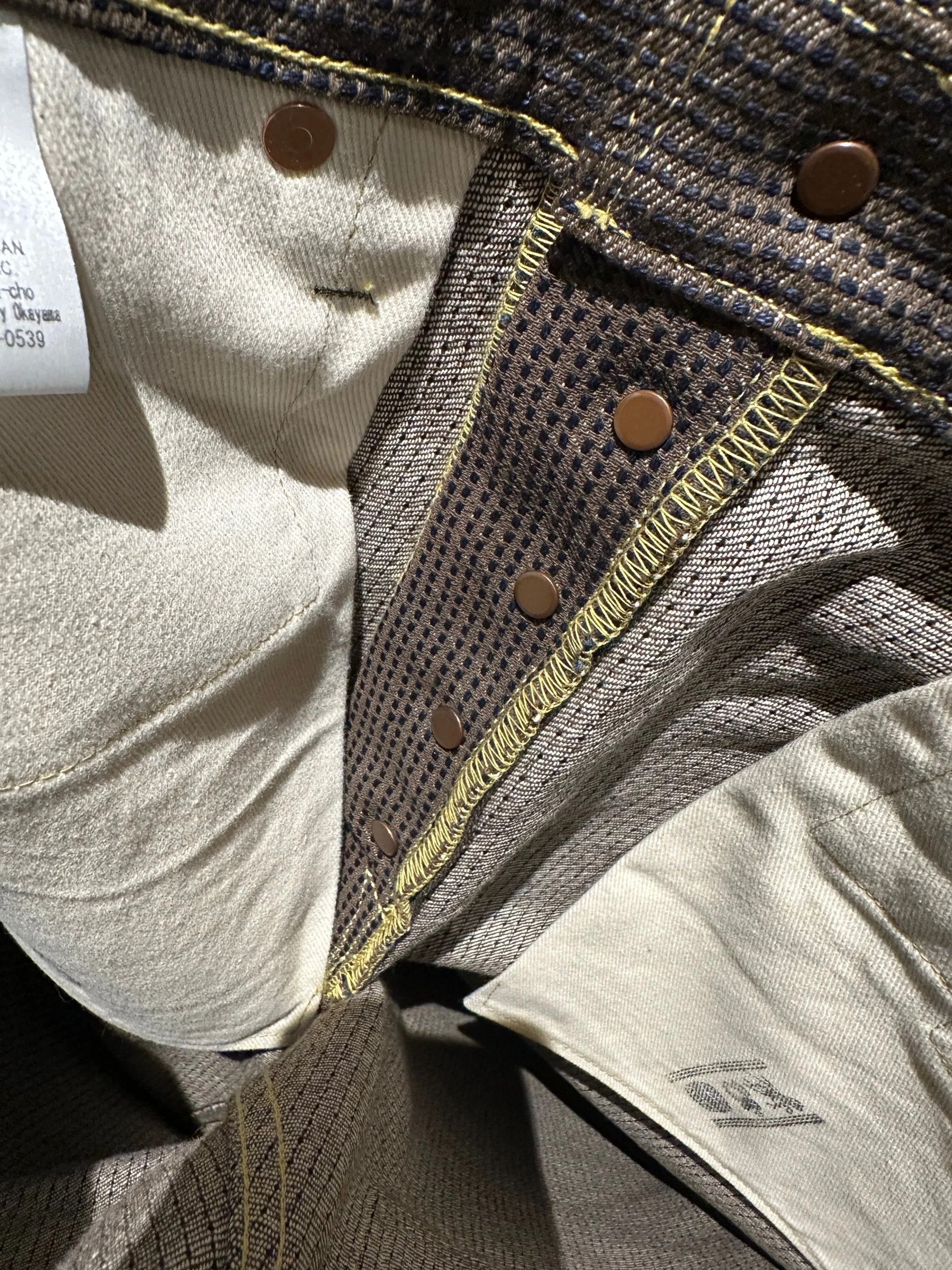 Kapital KAPITAL “Century Denim” — INDIGO No.5-S (Sashiko) Jeans Size US 36 / EU 52 - 10 Thumbnail
