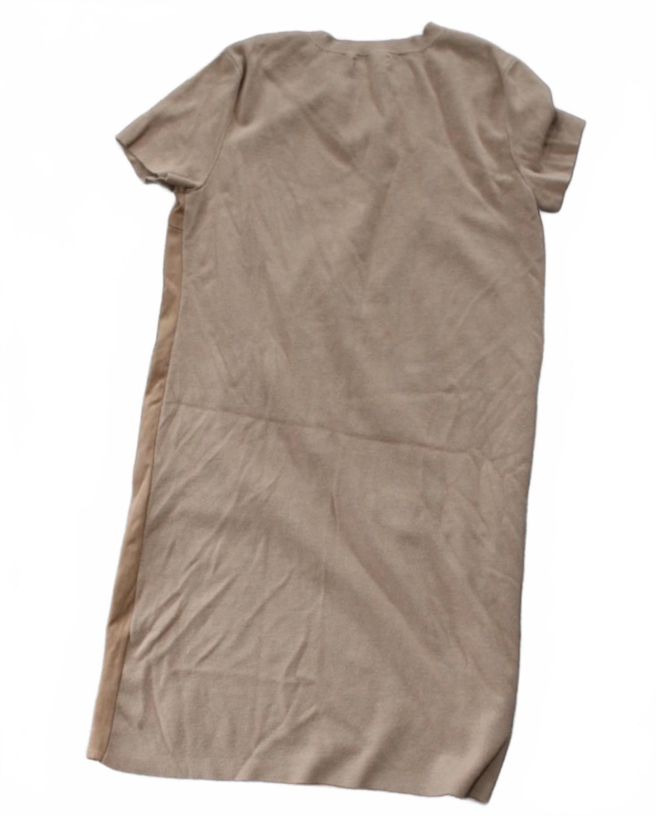Other New York & Company Short Sleeve Tan Knit Dress Size Small Size S / US 4 / IT 40 - 1 Thumbnail