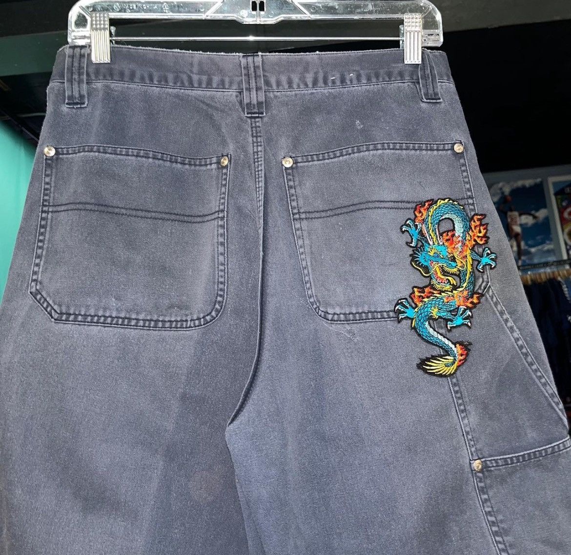 Other Vintage 90s Y2K jnco style light wash blue pants Size US 29 - 1 Thumbnail