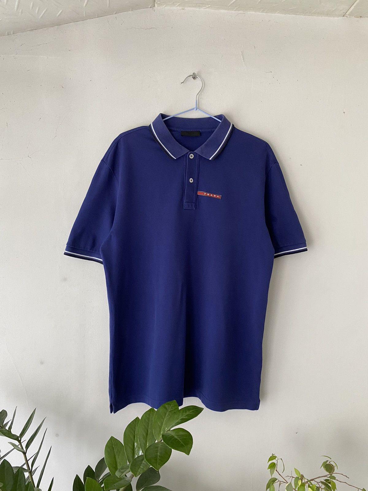 Prada Prada Vintage Red Tab Polo Size US M / EU 48-50 / 2 - 1 Thumbnail