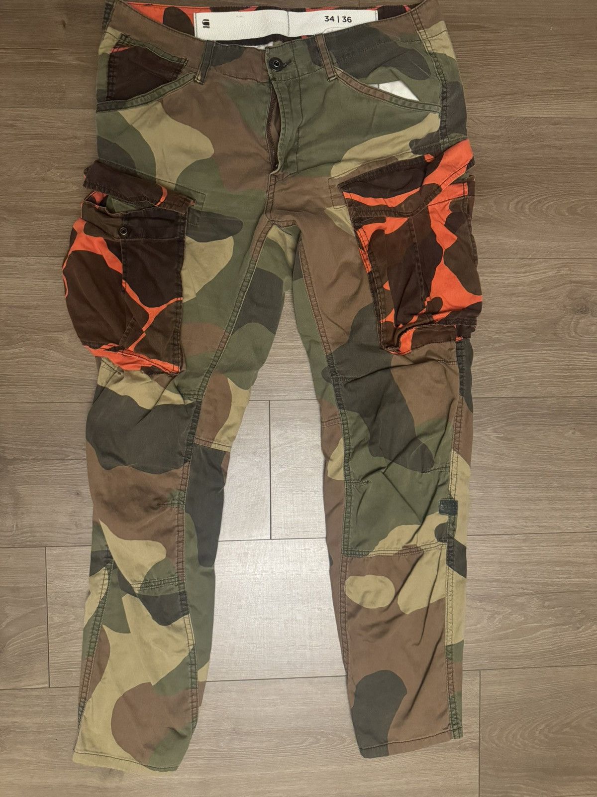 G-Star G Star Cargo Pants Size US 34 / EU 50 - 3 Thumbnail