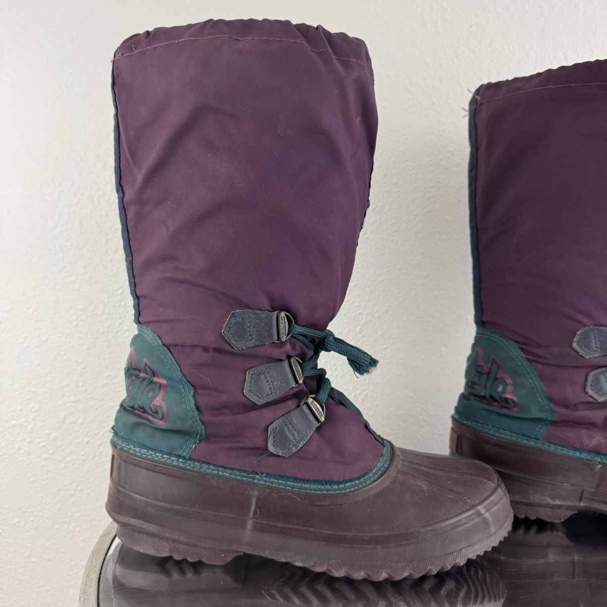 SOREL SOREL Vintage Purple Teal Freestyle Retro Kaufman Snow Boots Size US 9 / IT 39 - 3 Thumbnail