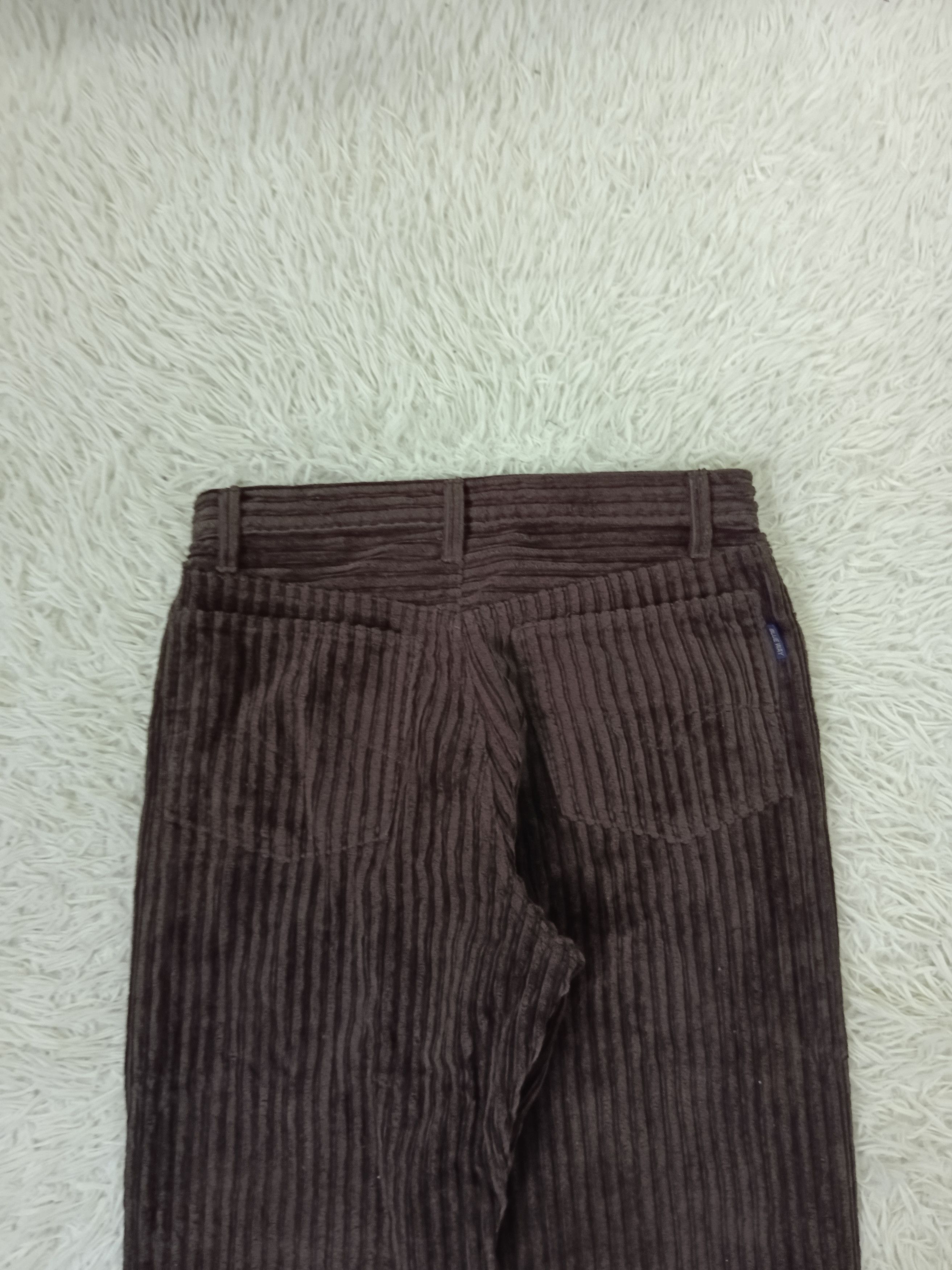 Japanese Brand WIDE PANTS CORDUROY BLUE WAY Size US 32 / EU 48 - 4 Thumbnail