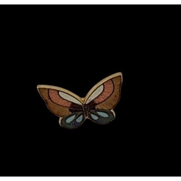 Other Vintage Cloisonne Rainbow Butterfly Brooch Size ONE SIZE - 2 Thumbnail