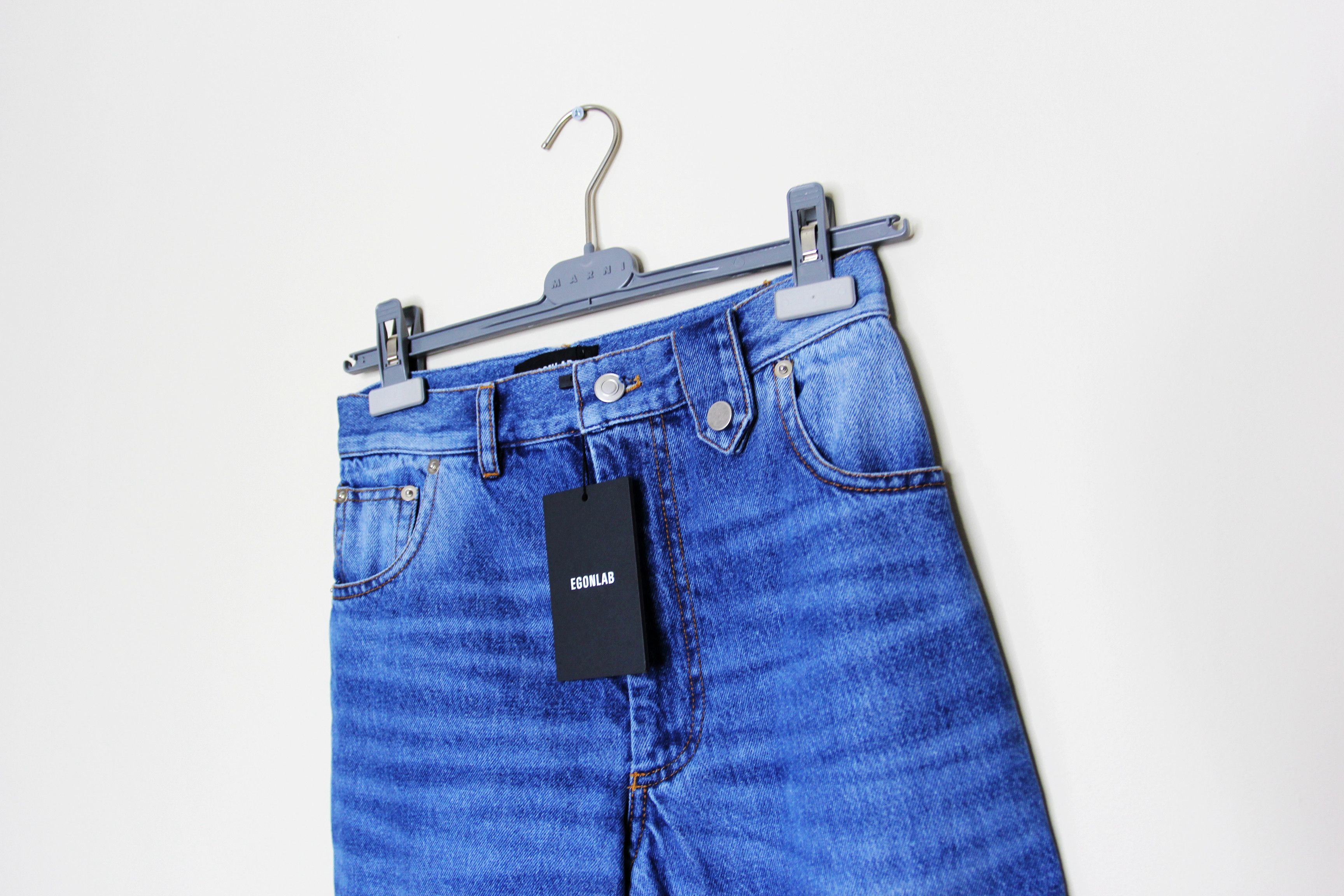 Egon Lab BNWT SS23 EGONLAB "PARASOMNIA" WIDE LEG JEANS S Size US 26 / EU 42 - 4 Thumbnail