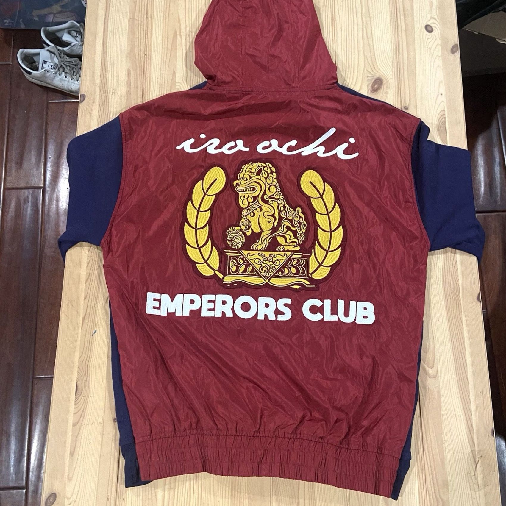 Vintage Iro-Ochi Hoodie Mens S Tokyo Streetwear Zip off sleeve Emperors Club NWT Blue Size US S / EU 44-46 / 1 - 2 Thumbnail