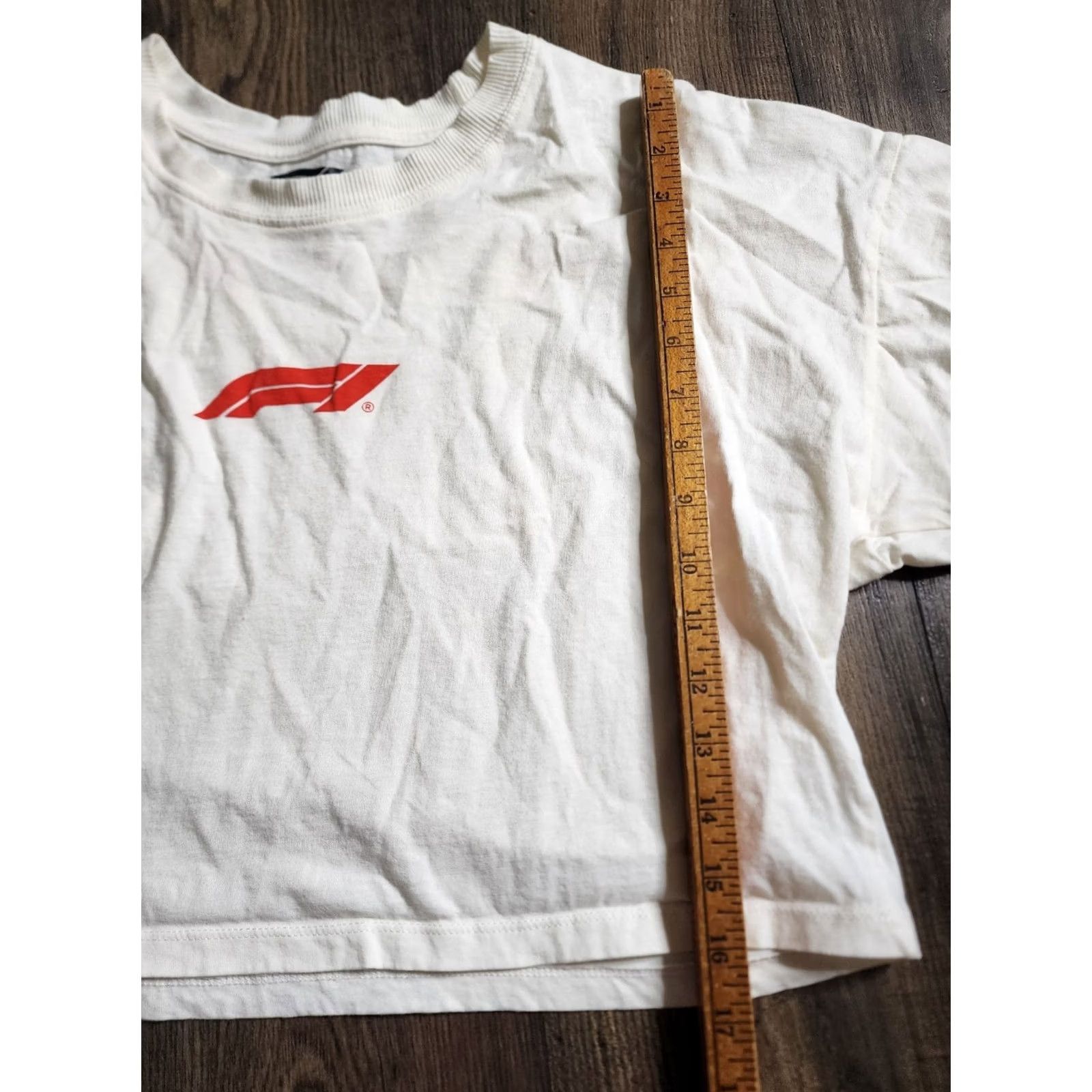Vintage VINTAGE? Women’s L F1 Racing Formula One 2025 World Tour Cropped T Shirt Double Sided Size L / US 10 / IT 46 - 2 Thumbnail
